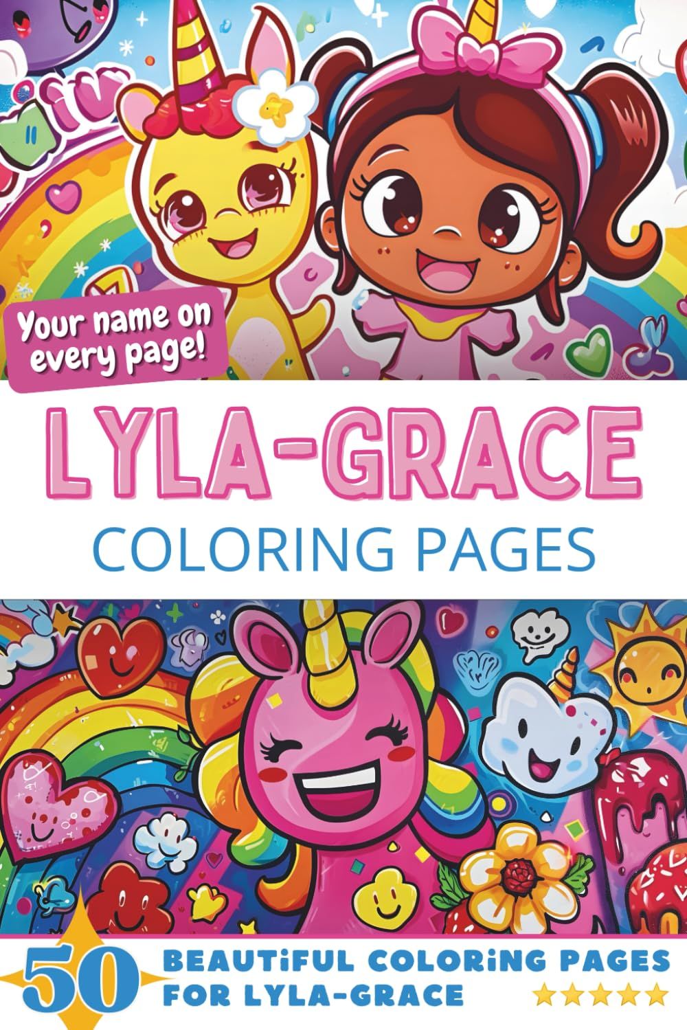 Lyla-Grace Coloring Book Cover