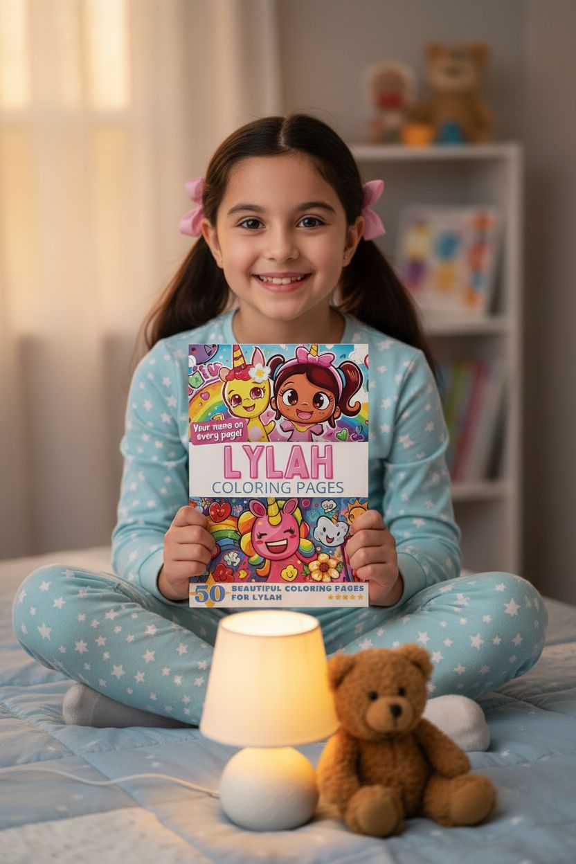 Lylah personal coloring pages