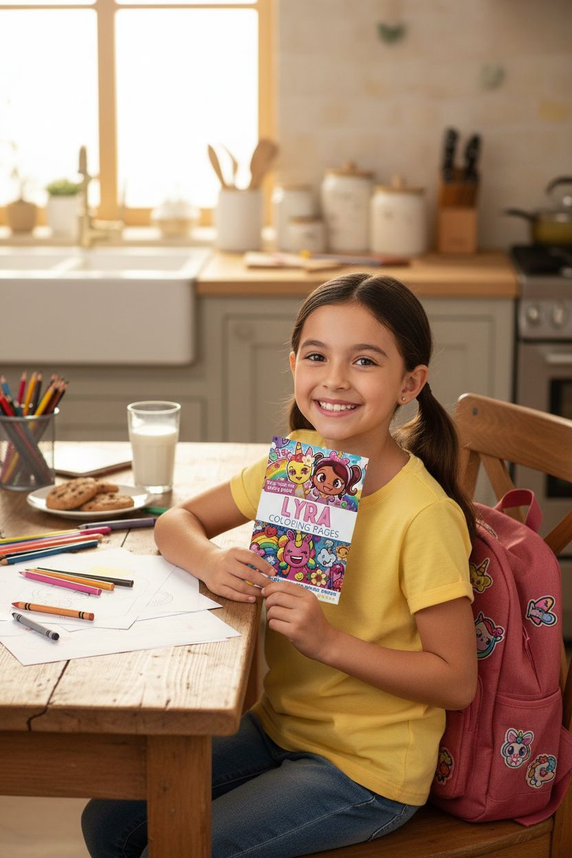 Lyra personal coloring pages