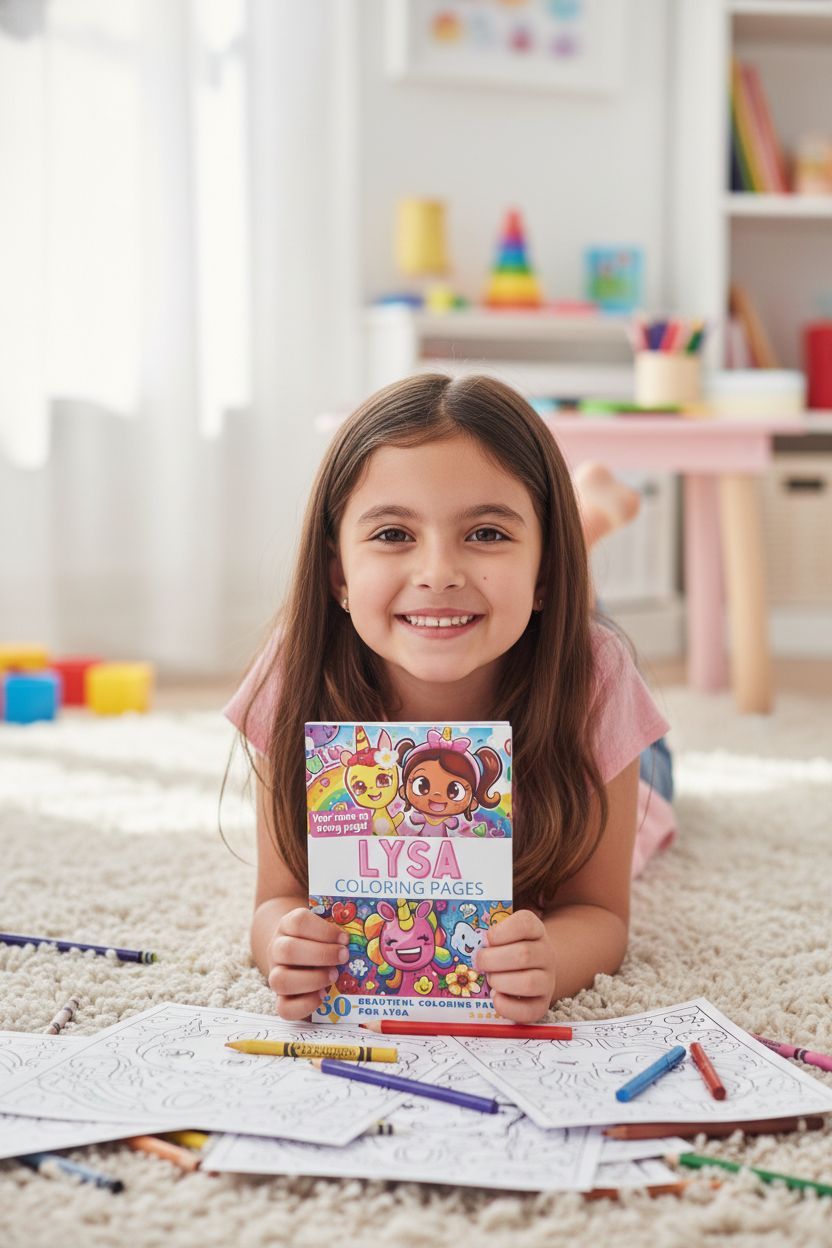 Lysa personal coloring pages