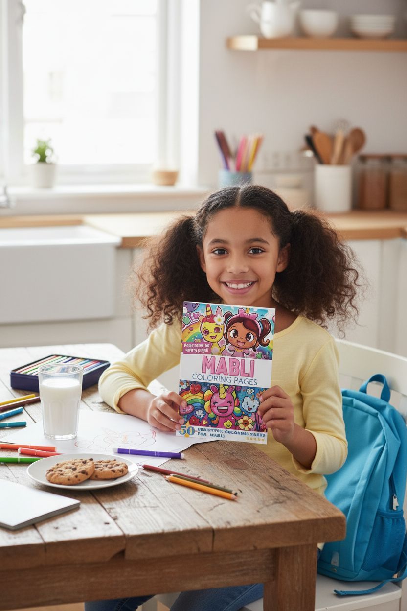 Mabli personal coloring pages