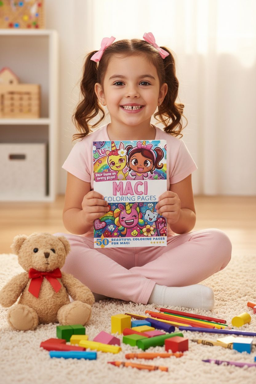 Maci personal coloring pages