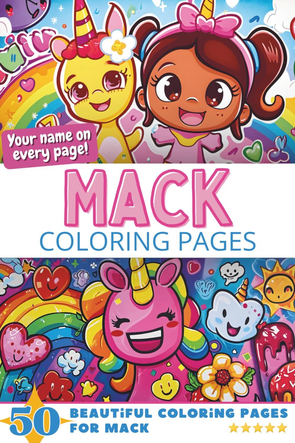 Mack Coloring Book Cover