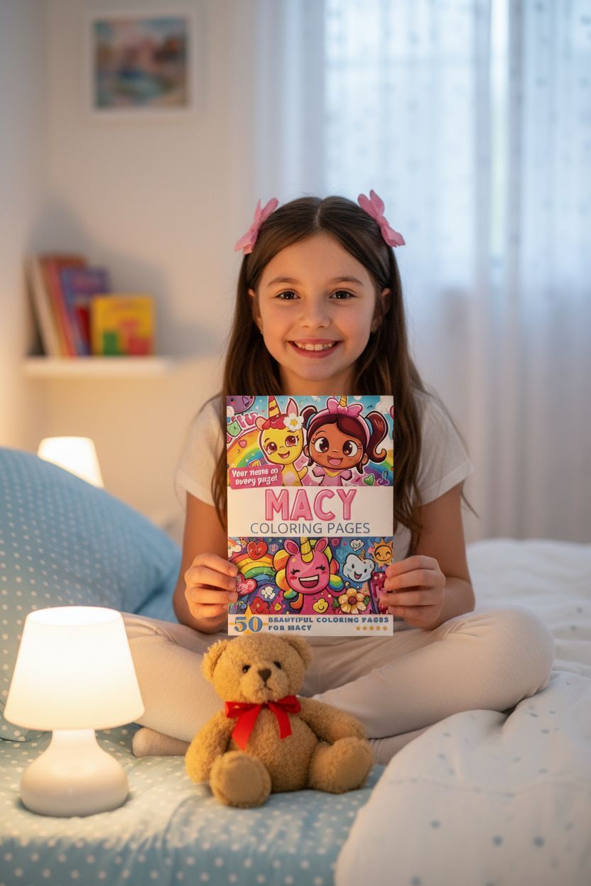 Macy personal coloring pages
