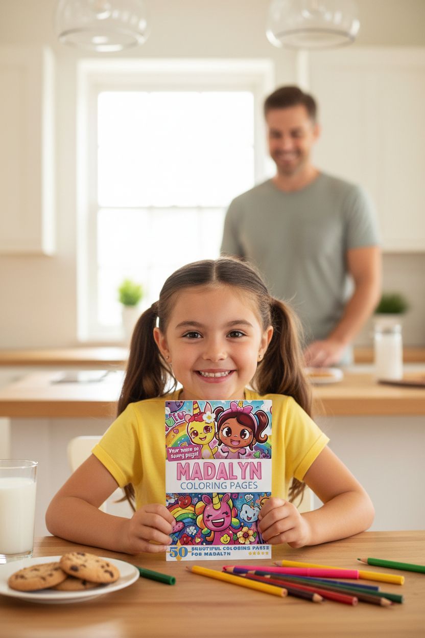 Madalyn personal coloring pages