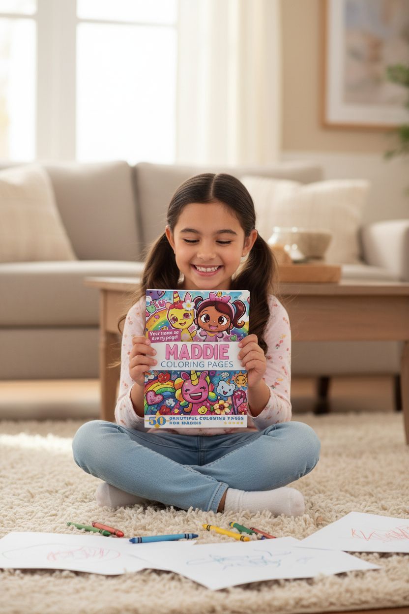 Maddie personal coloring pages