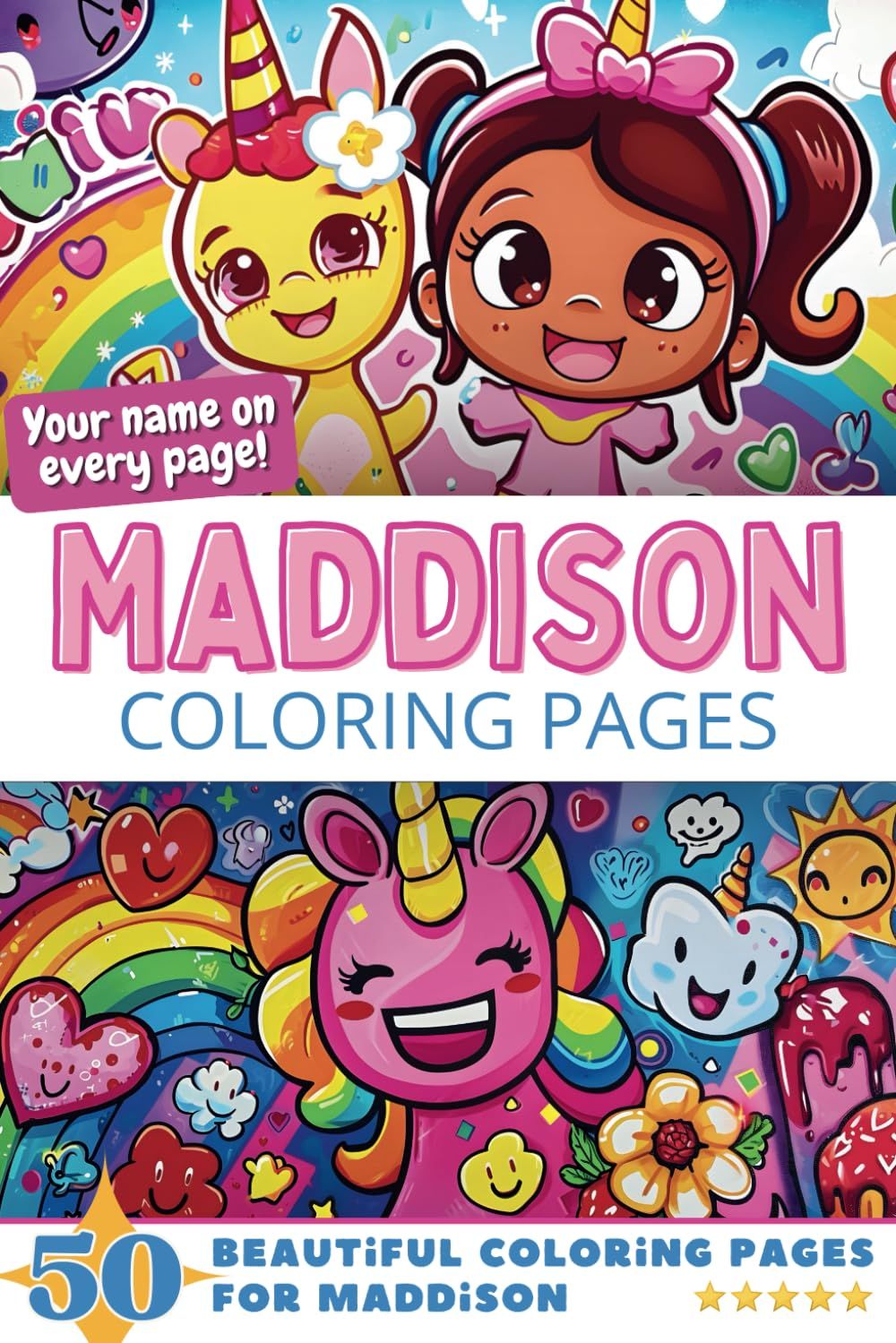 Maddison Coloring Book Cover