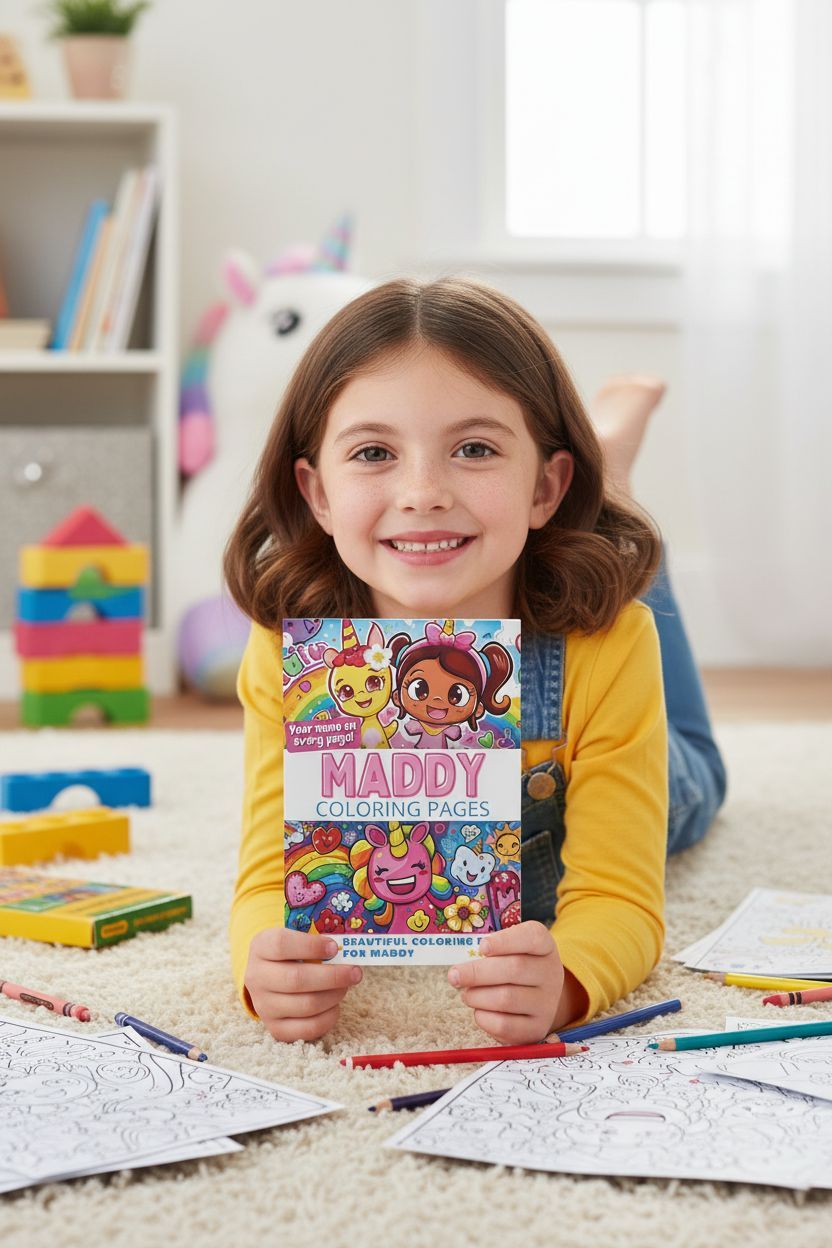 Maddy personal coloring pages