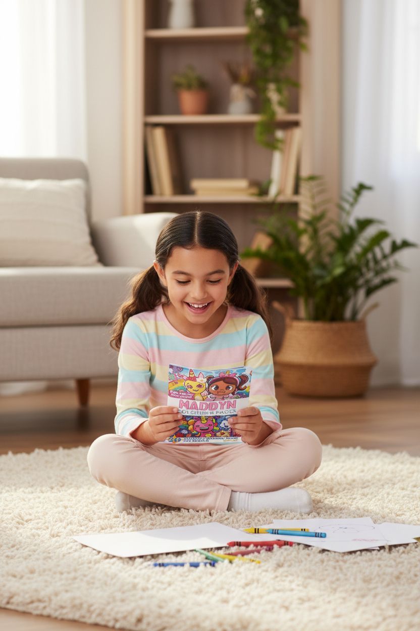 Maddyn personal coloring pages