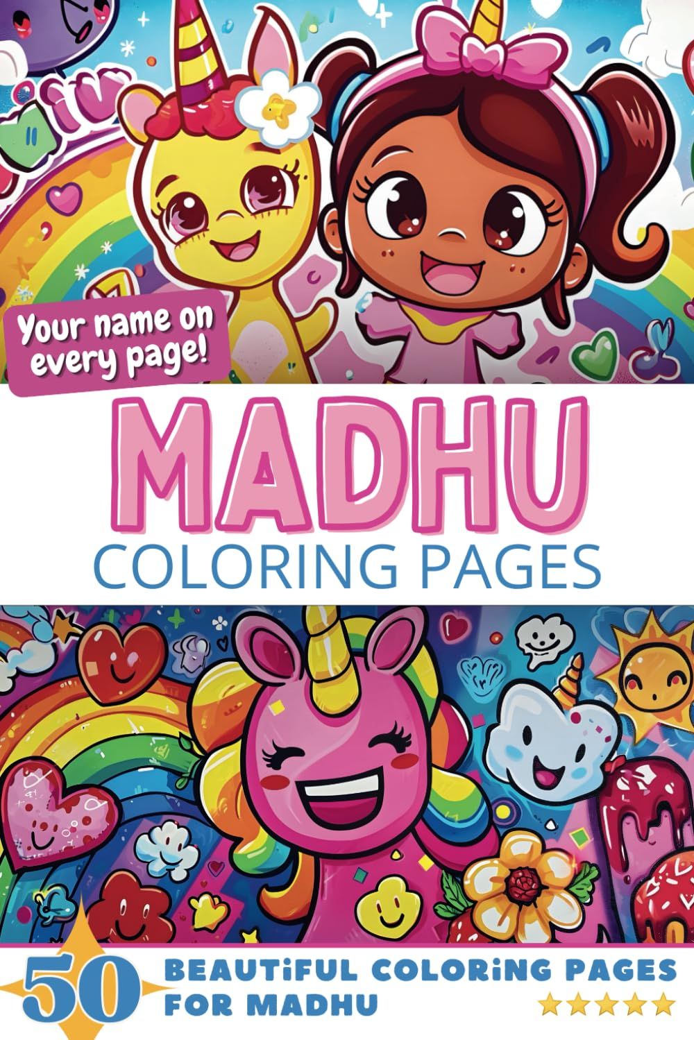 Madhu Coloring Book Cover