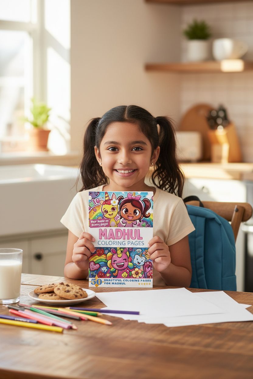 Madhul personal coloring pages