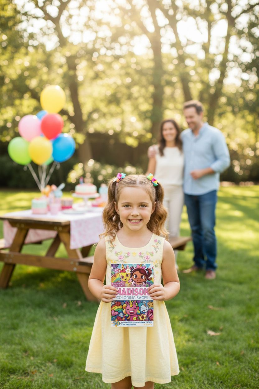Madison coloring book in use