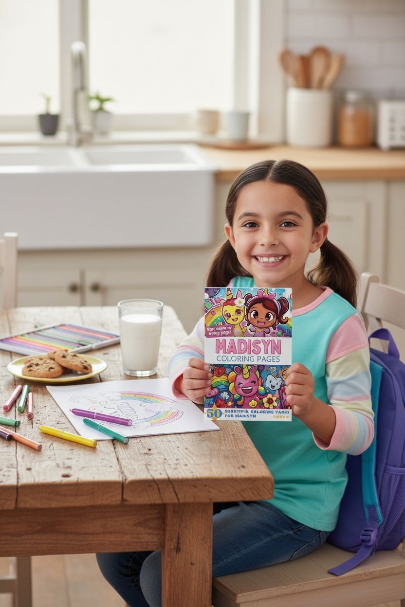 Madisyn personal coloring pages