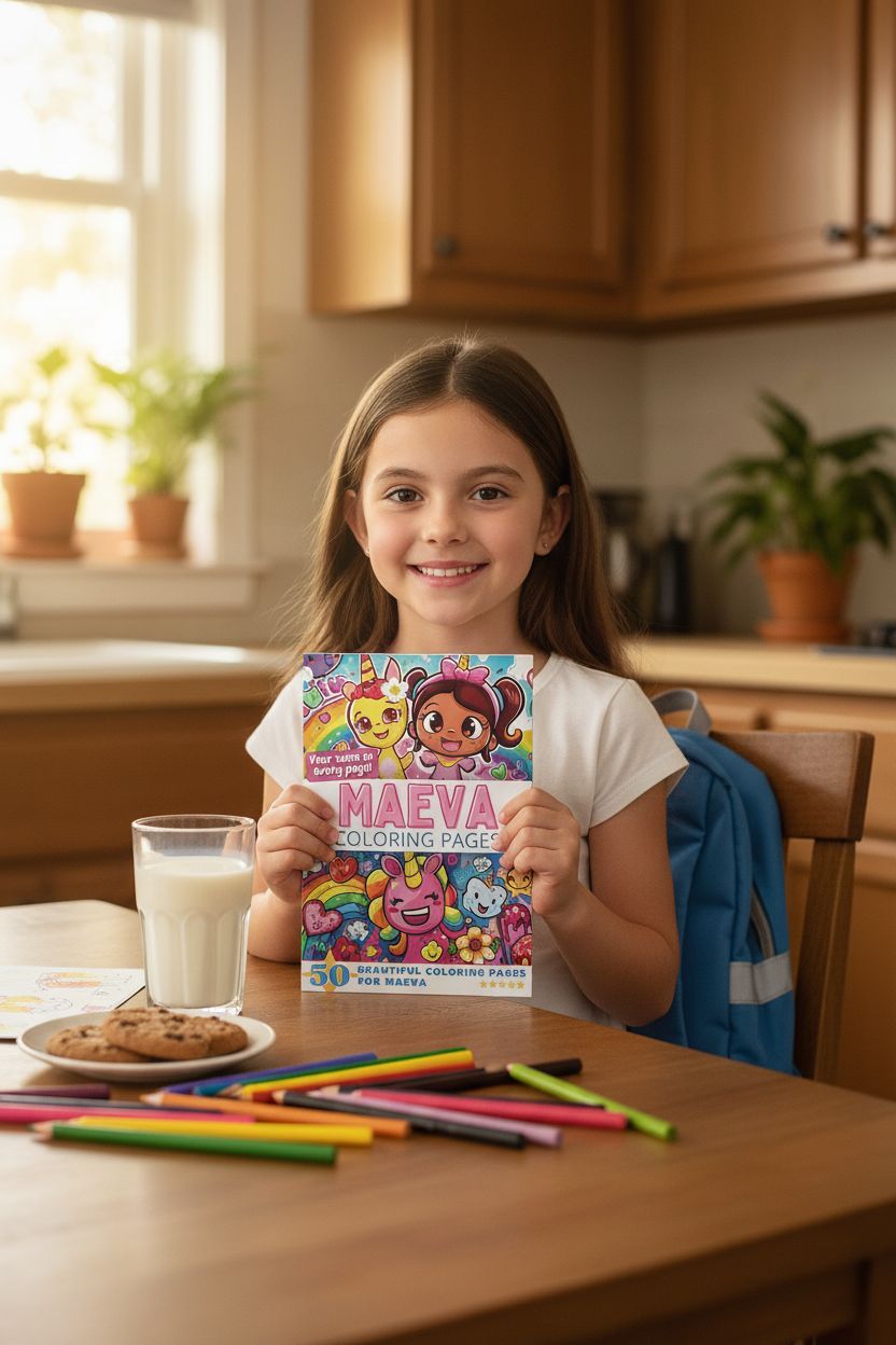 Maeva personal coloring pages