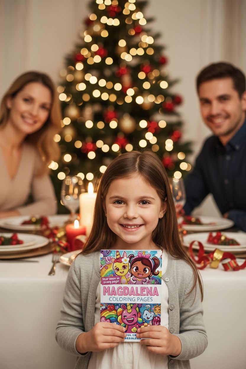 Magdalena Christmas coloring pages gift