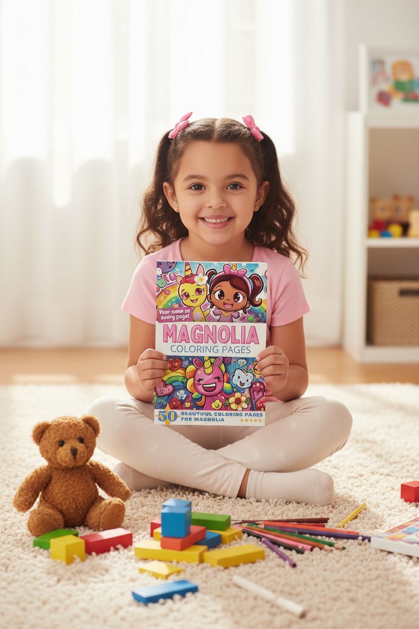 Magnolia personal coloring pages