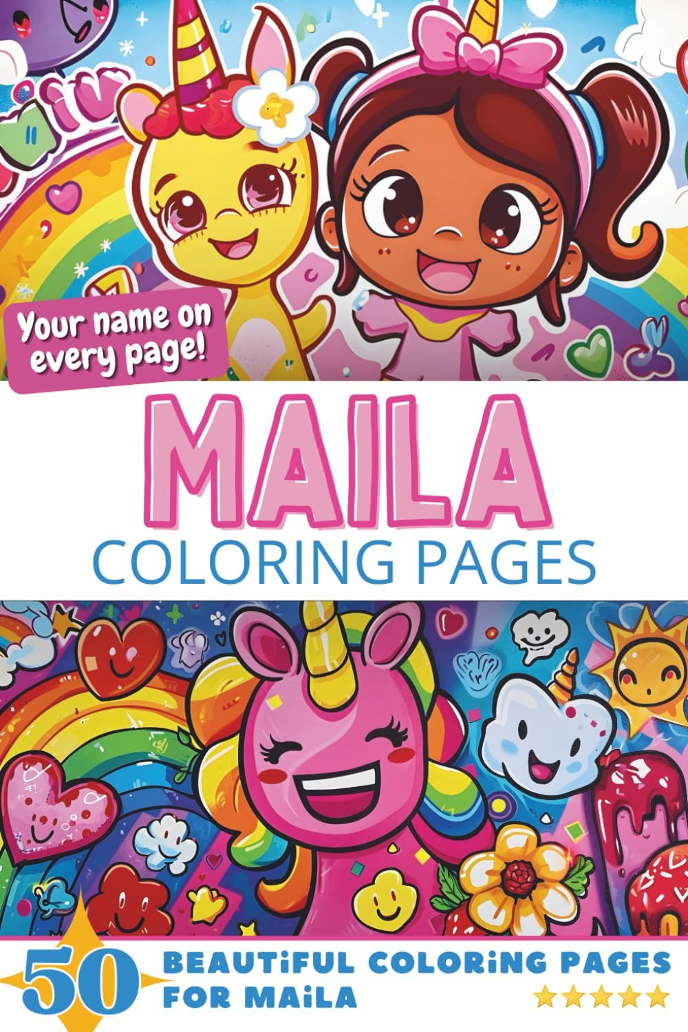 Maila Coloring Book Cover