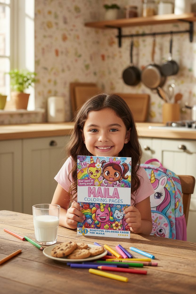 Maila personal coloring pages