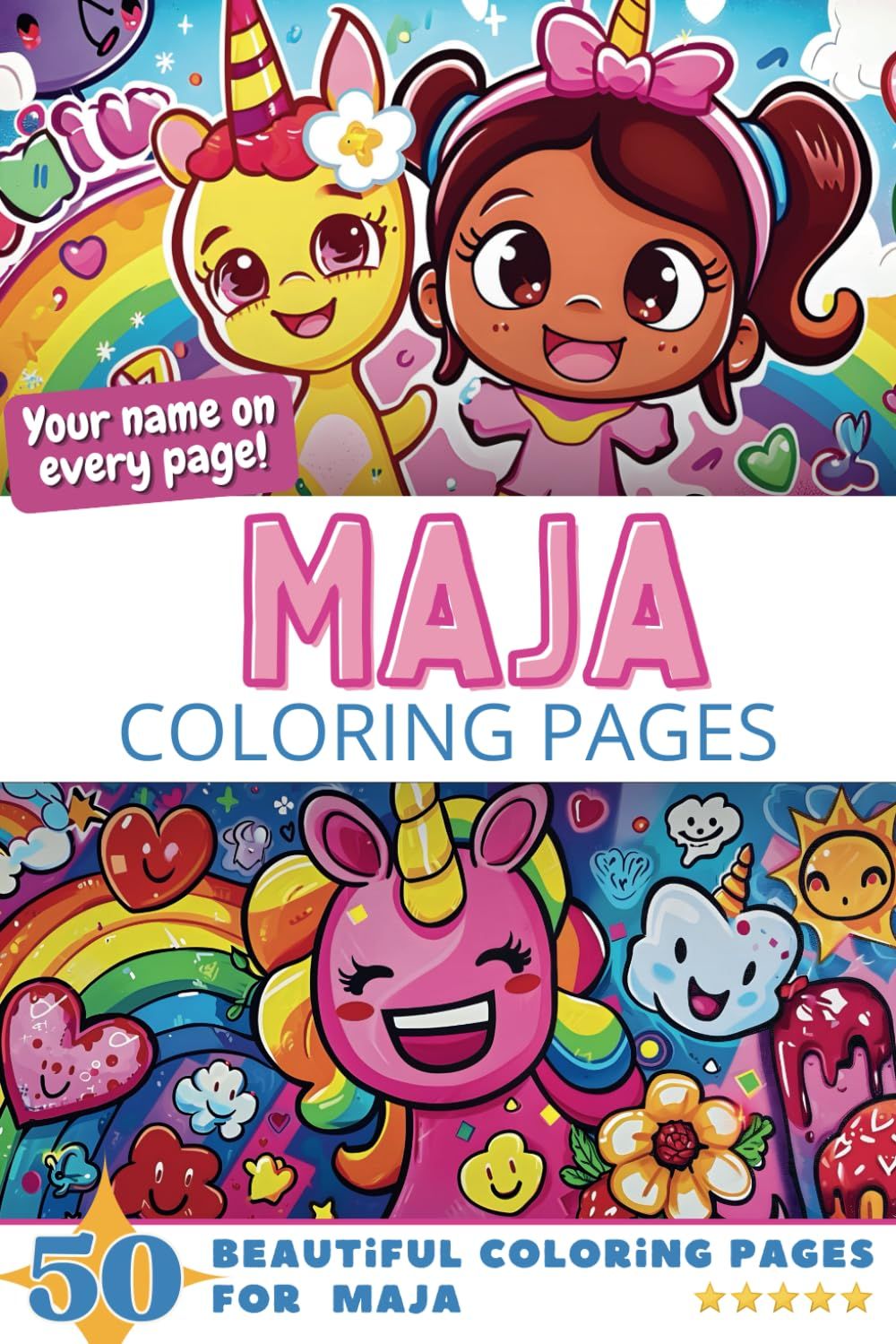 Maja Coloring Book Cover