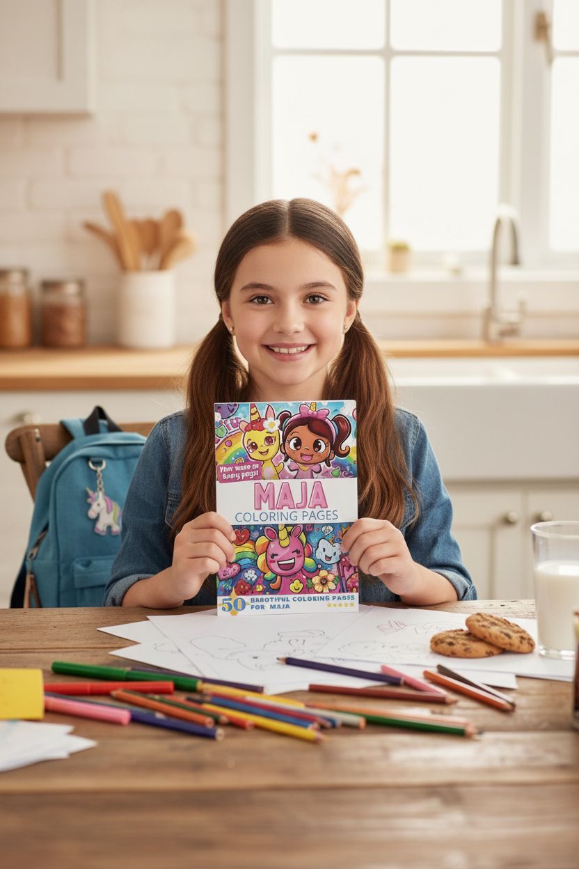 Maja personal coloring pages