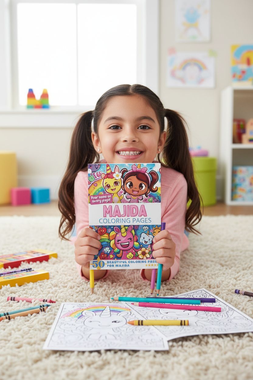 Majida personal coloring pages