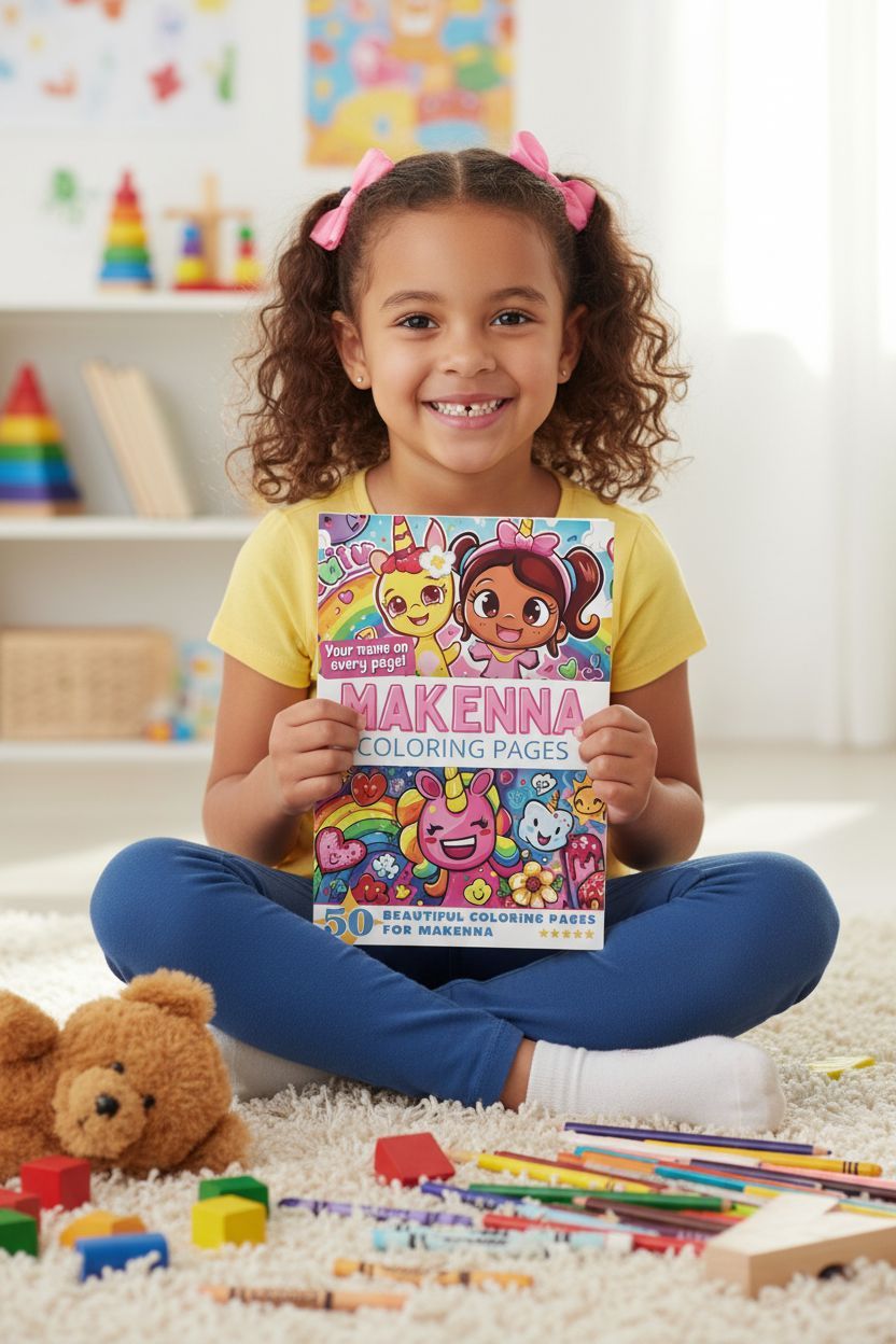 Makenna personal coloring pages