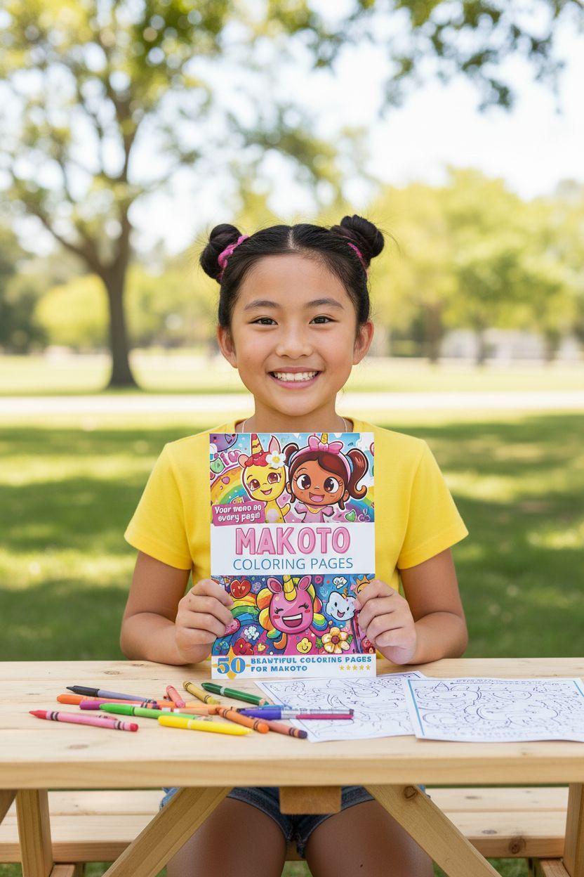 Makoto personal coloring pages