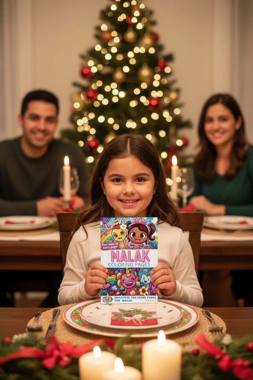 Malak Christmas coloring pages gift