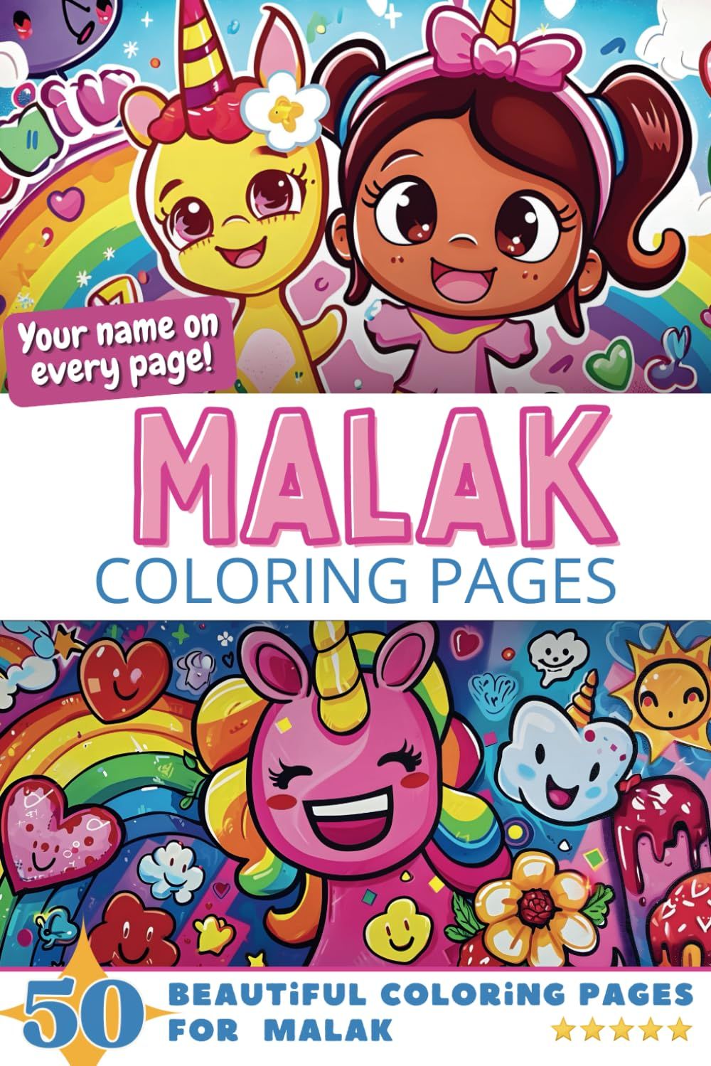 Malak Coloring Book Cover