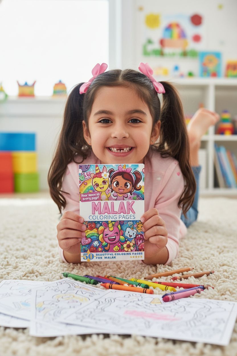 Malak personal coloring pages