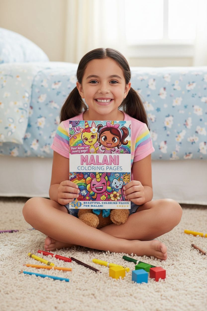 Malani personal coloring pages