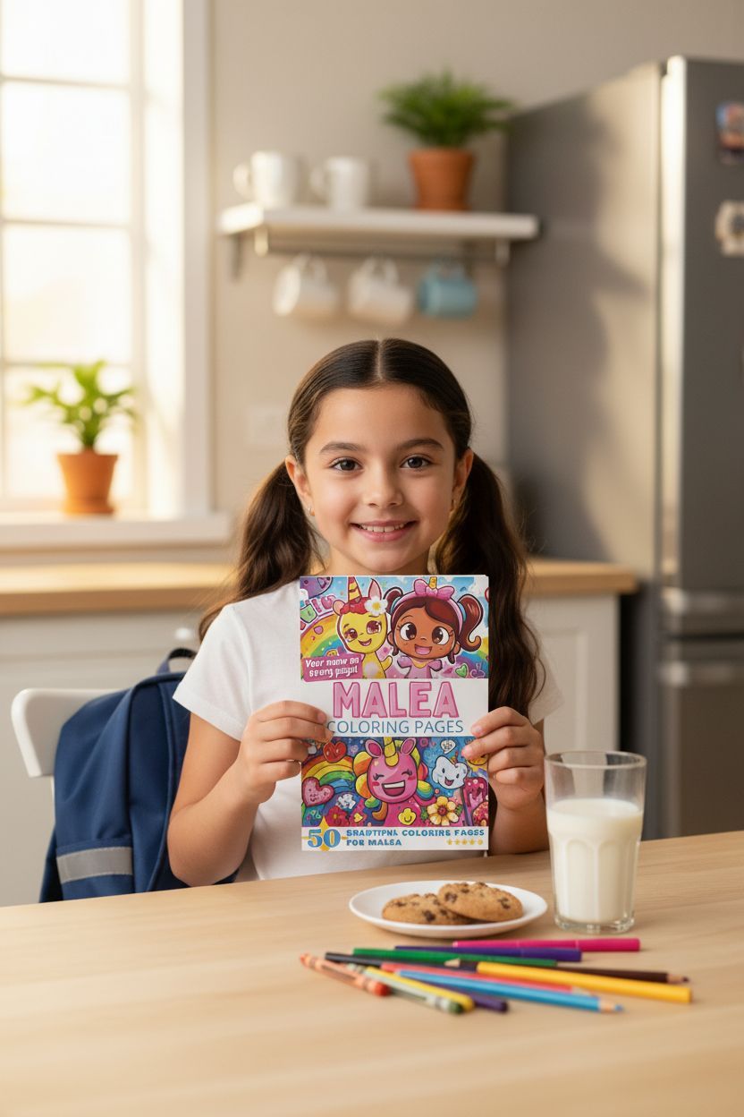 Malea personal coloring pages