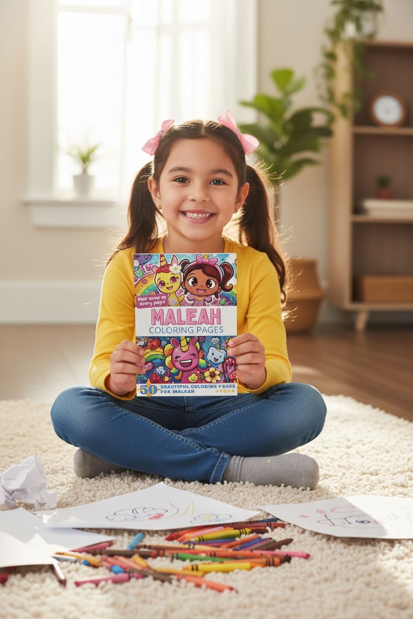 Maleah personal coloring pages