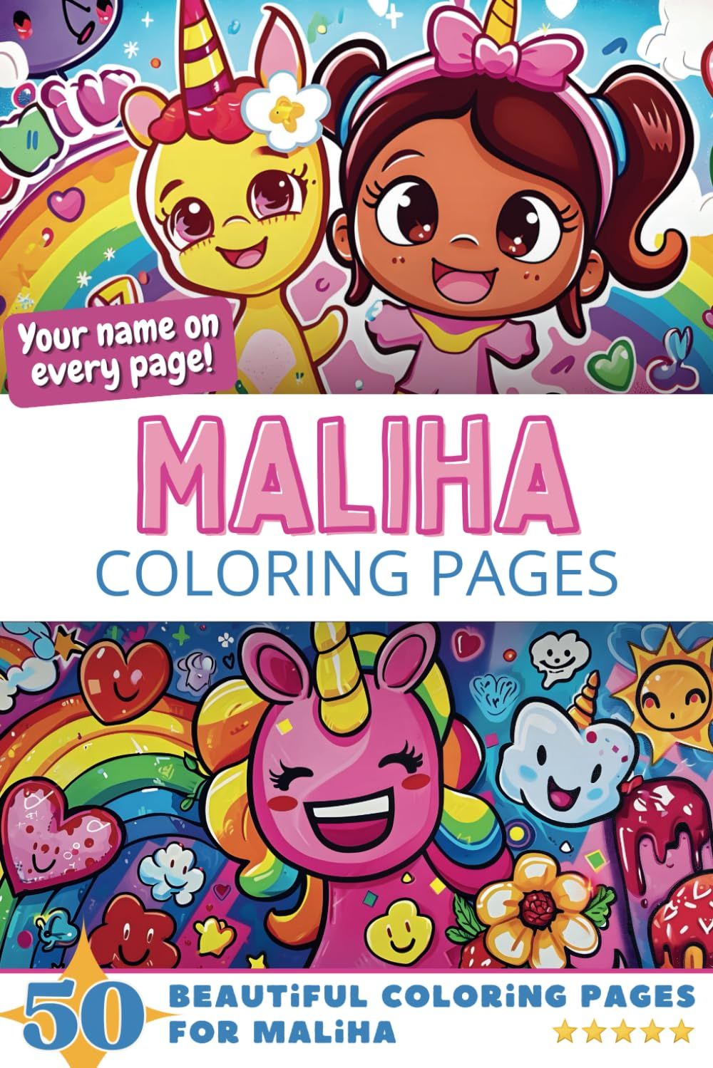 Maliha Coloring Book Cover