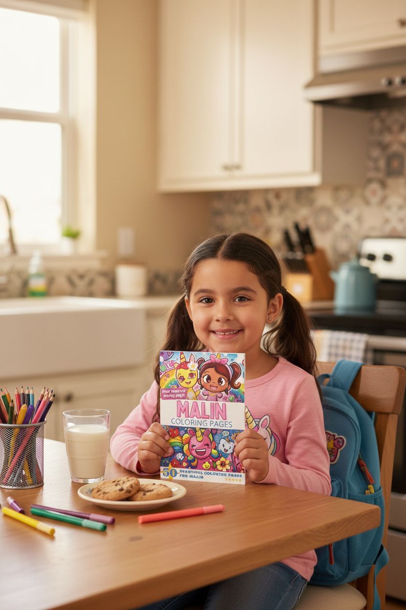 Malin personal coloring pages