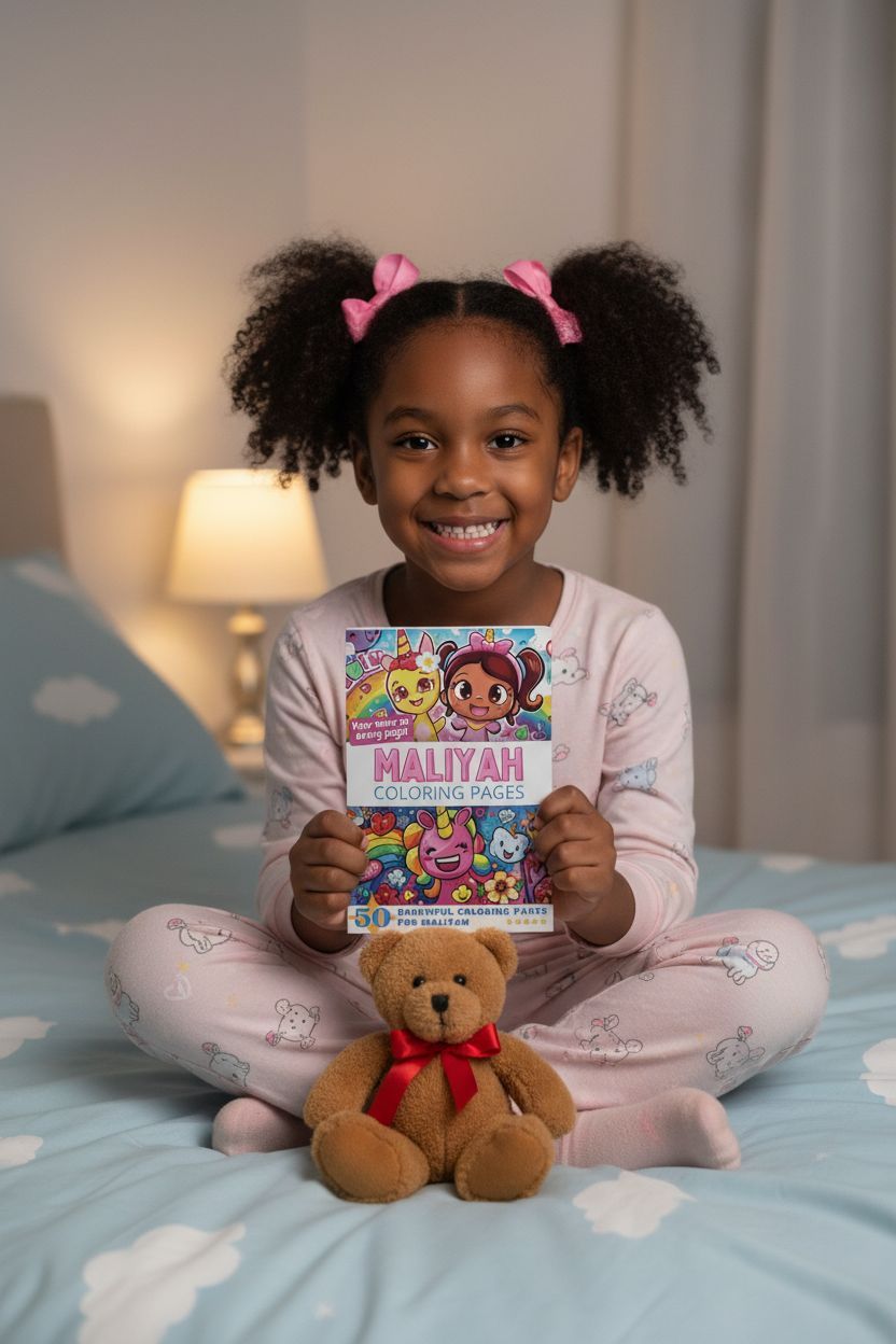 Maliyah personal coloring pages