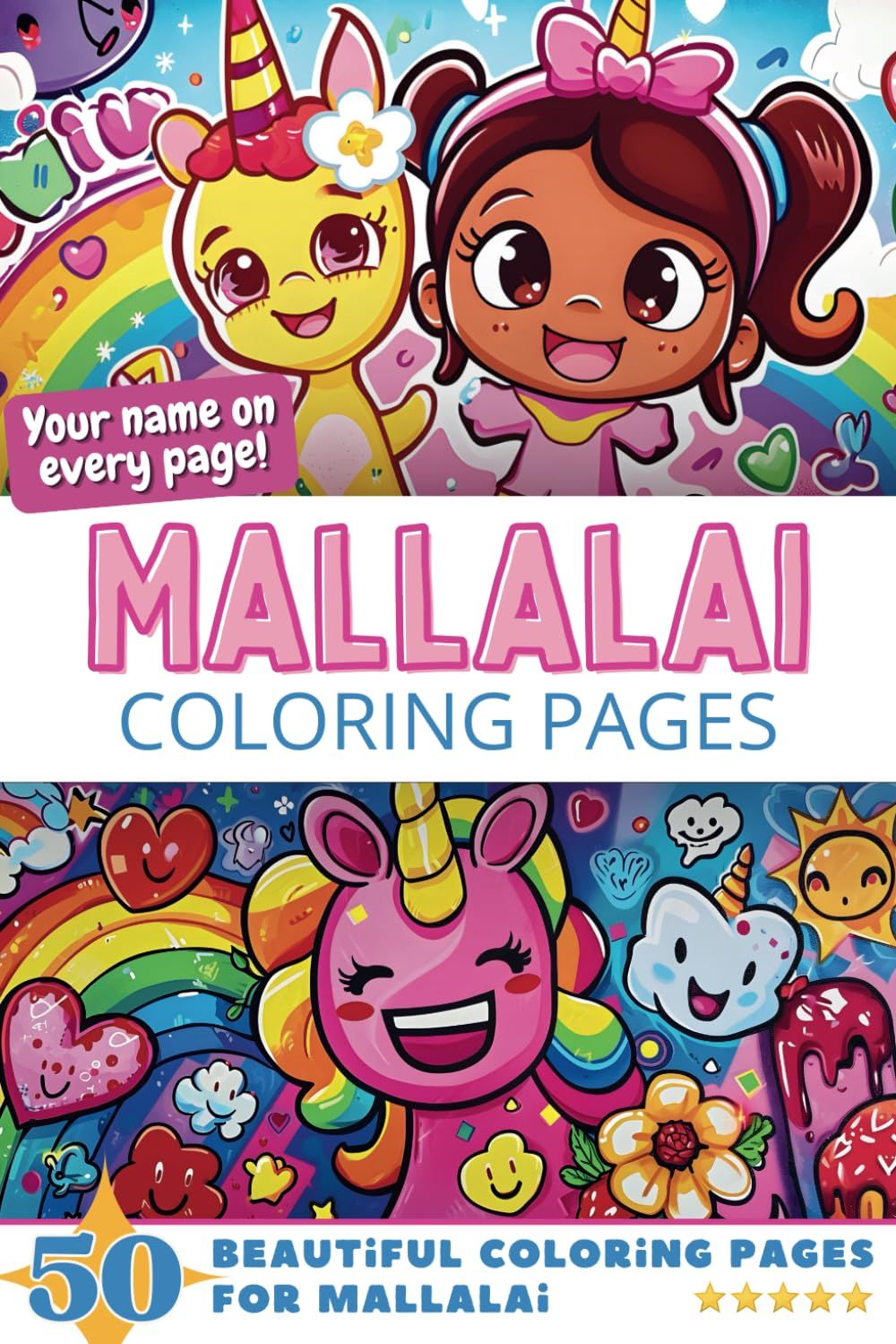 Mallalai Coloring Book Cover