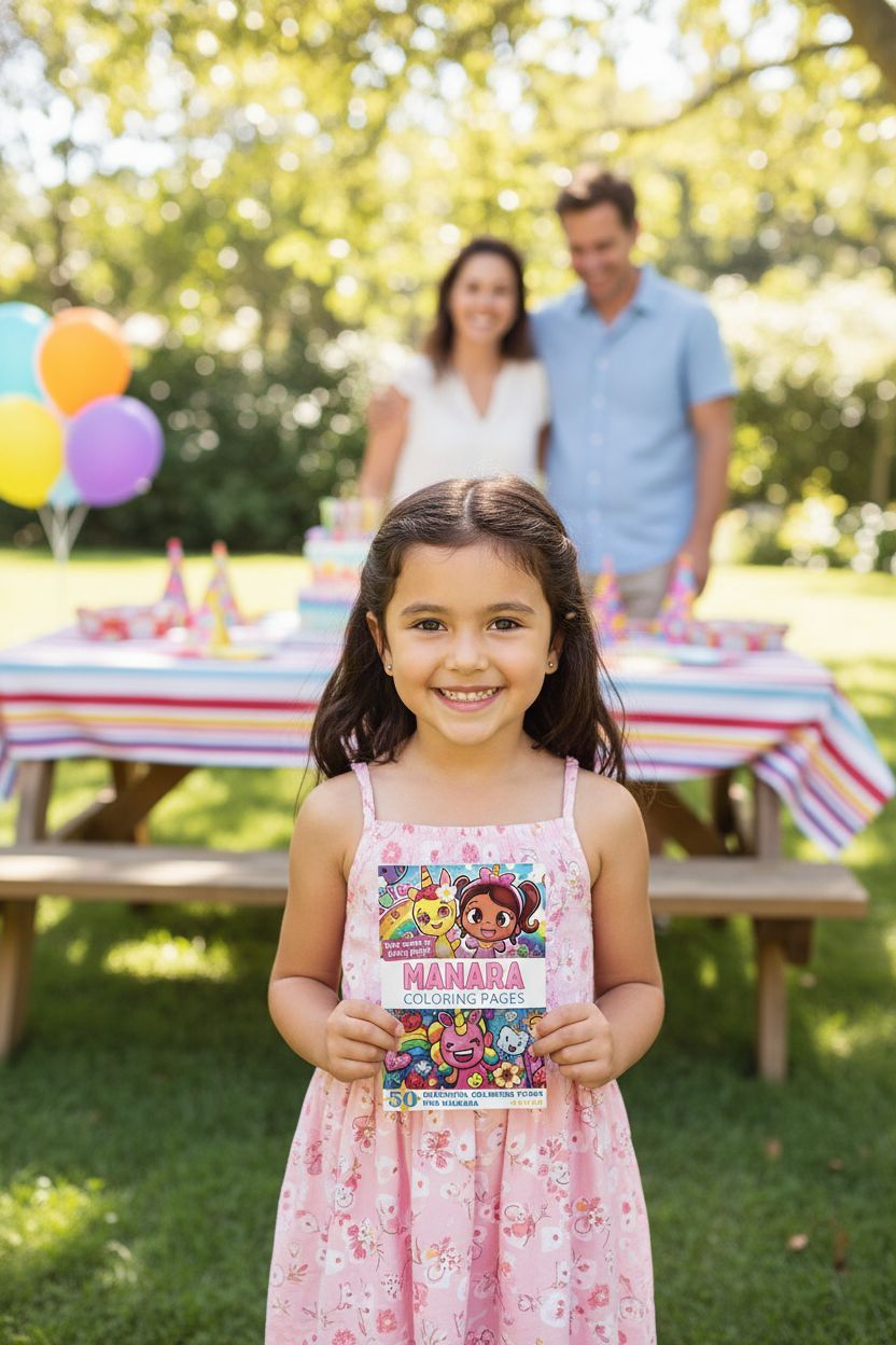 Manara coloring book in use