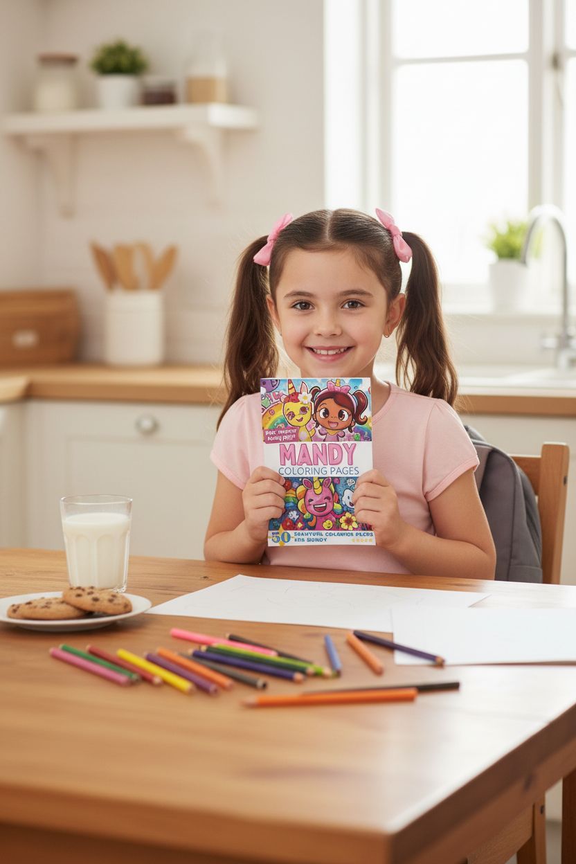 Mandy personal coloring pages