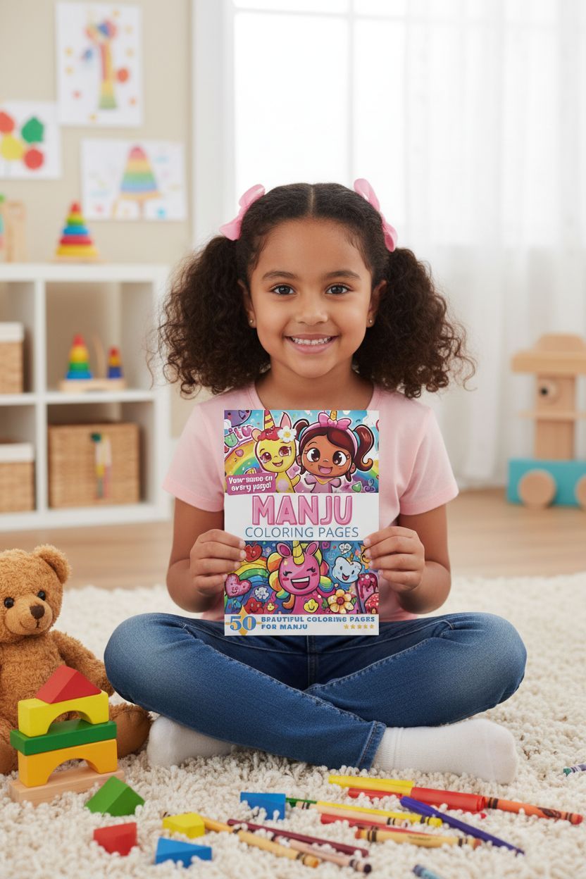 Manju personal coloring pages