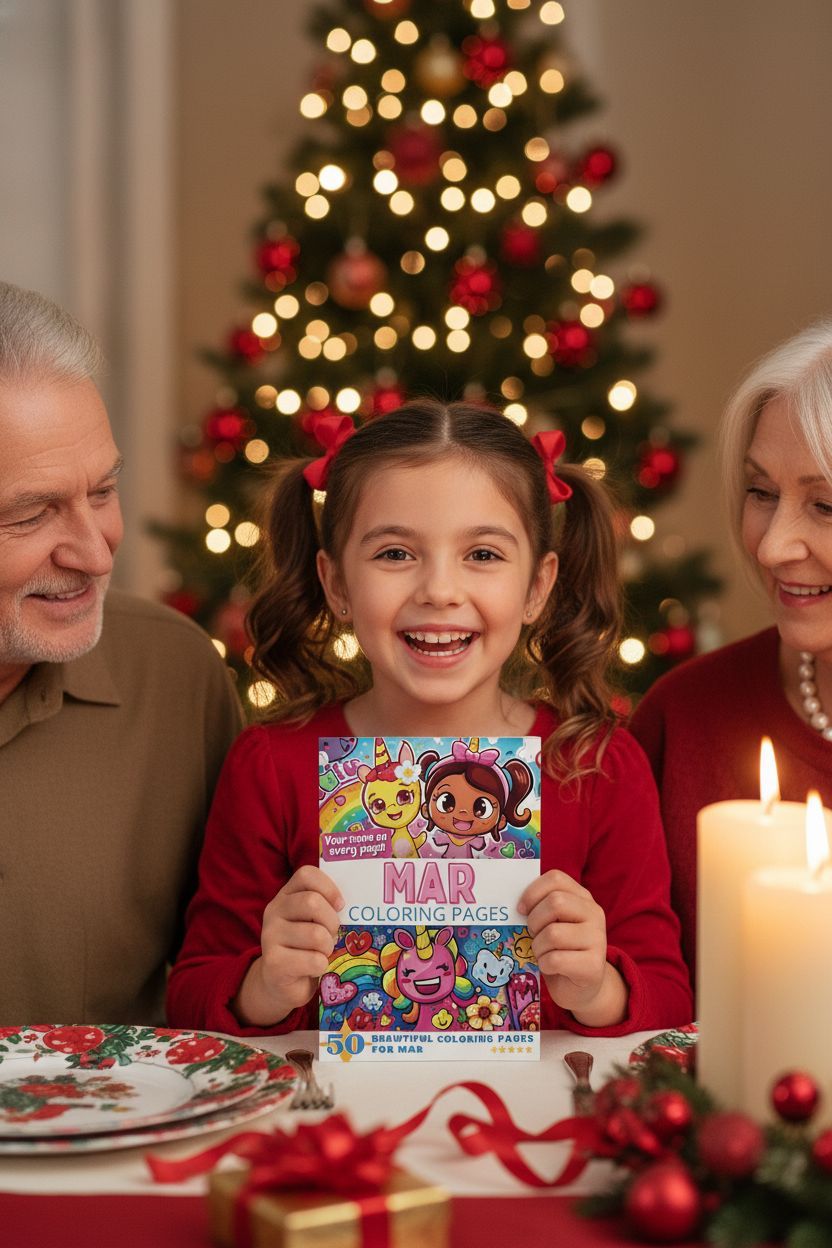 Mar Christmas coloring pages gift