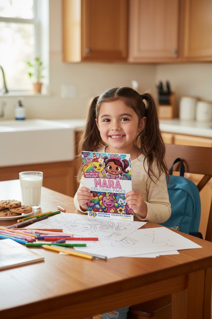 Mara personal coloring pages