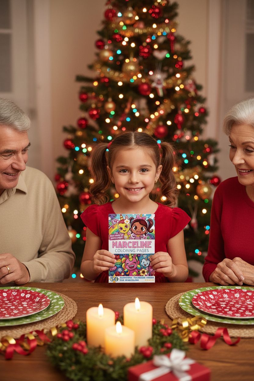 Marceline Christmas coloring pages gift