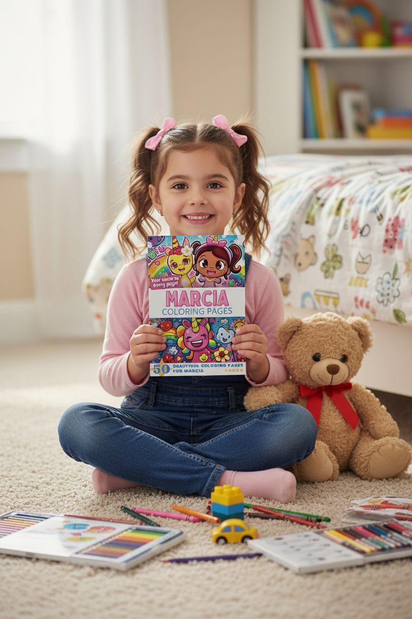 Marcia personal coloring pages