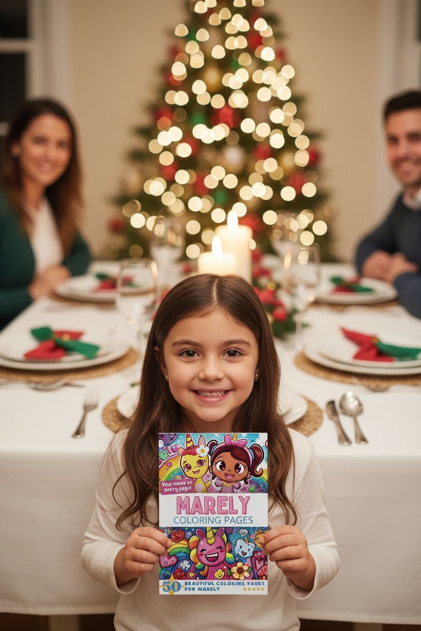 Marely Christmas coloring pages gift