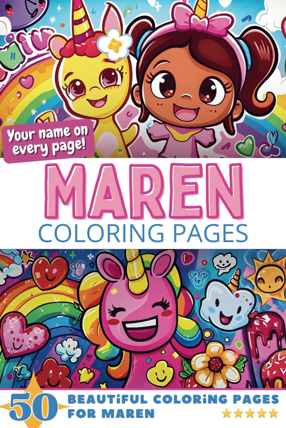 Maren Coloring Book Cover