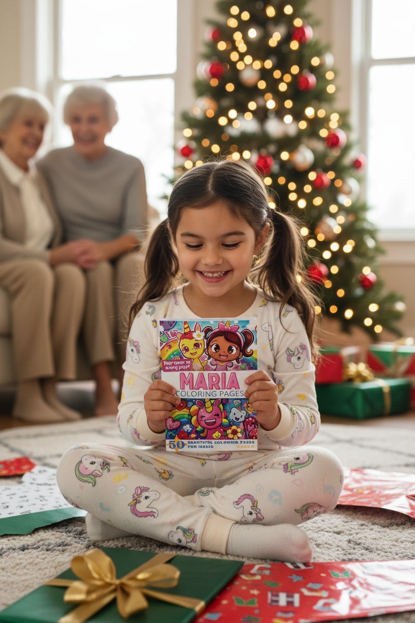 Maria Christmas coloring pages gift