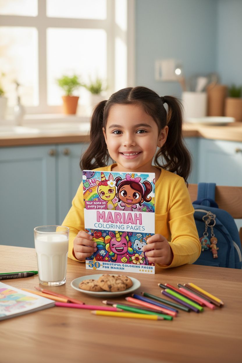 Mariah personal coloring pages