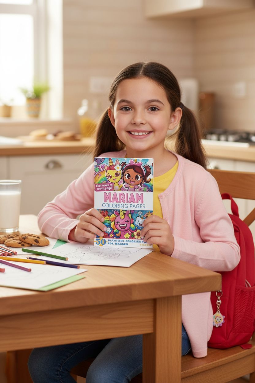 Mariam personal coloring pages