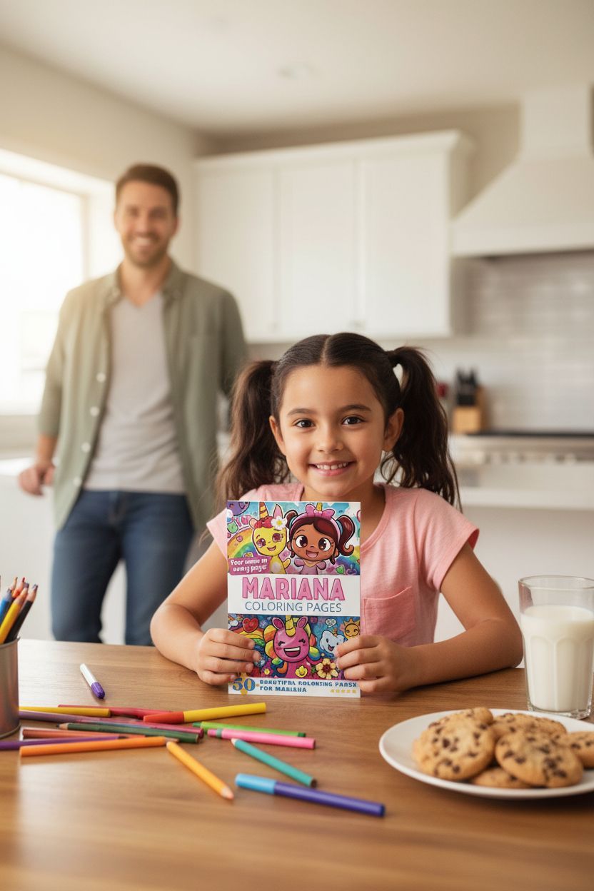 Mariana personal coloring pages